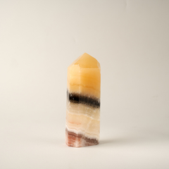 Mexican Calcite with Chalcedony Towers - Crystal Rio | Rocks & Minerals