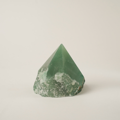 Green Aventurine Top Polished Cut Base on internet