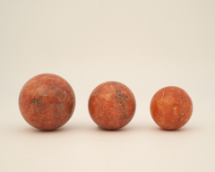 Orange Calcite Spheres
