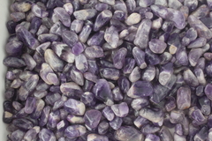 Chevron Amethyst Tumbled
