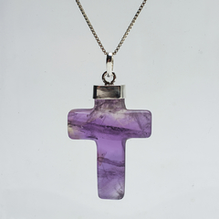 Amethyst Cross Pendants