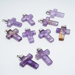 Amethyst Cross Pendants - buy online