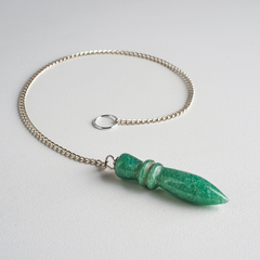 Green Quartz Egyptian Pendulums