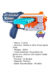 Pistola Quick Slide Lanza Dardos X-shot