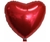 Globos Metalizados Por 10 Unidades. Corazón Rojo 45 Cm - tienda online