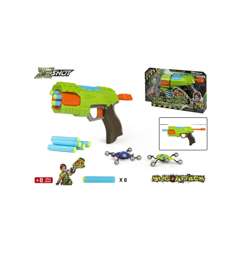 Pistola nerf x shot bug attack zuru tst - Desapegos de Roupas