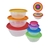 Set X 7 Contenedor Multicolor Redondo Colombraro - comprar online