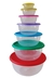 Set X 7 Contenedor Multicolor Redondo Colombraro - PlanetaGM