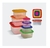 Set X 7 Contenedor Cuadrado Multicolor Hermético Colombraro