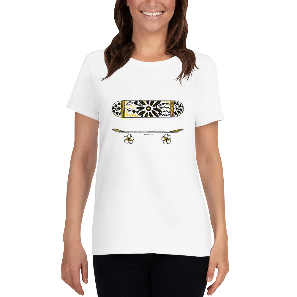 Skate scoop neckline short sleeve t 
