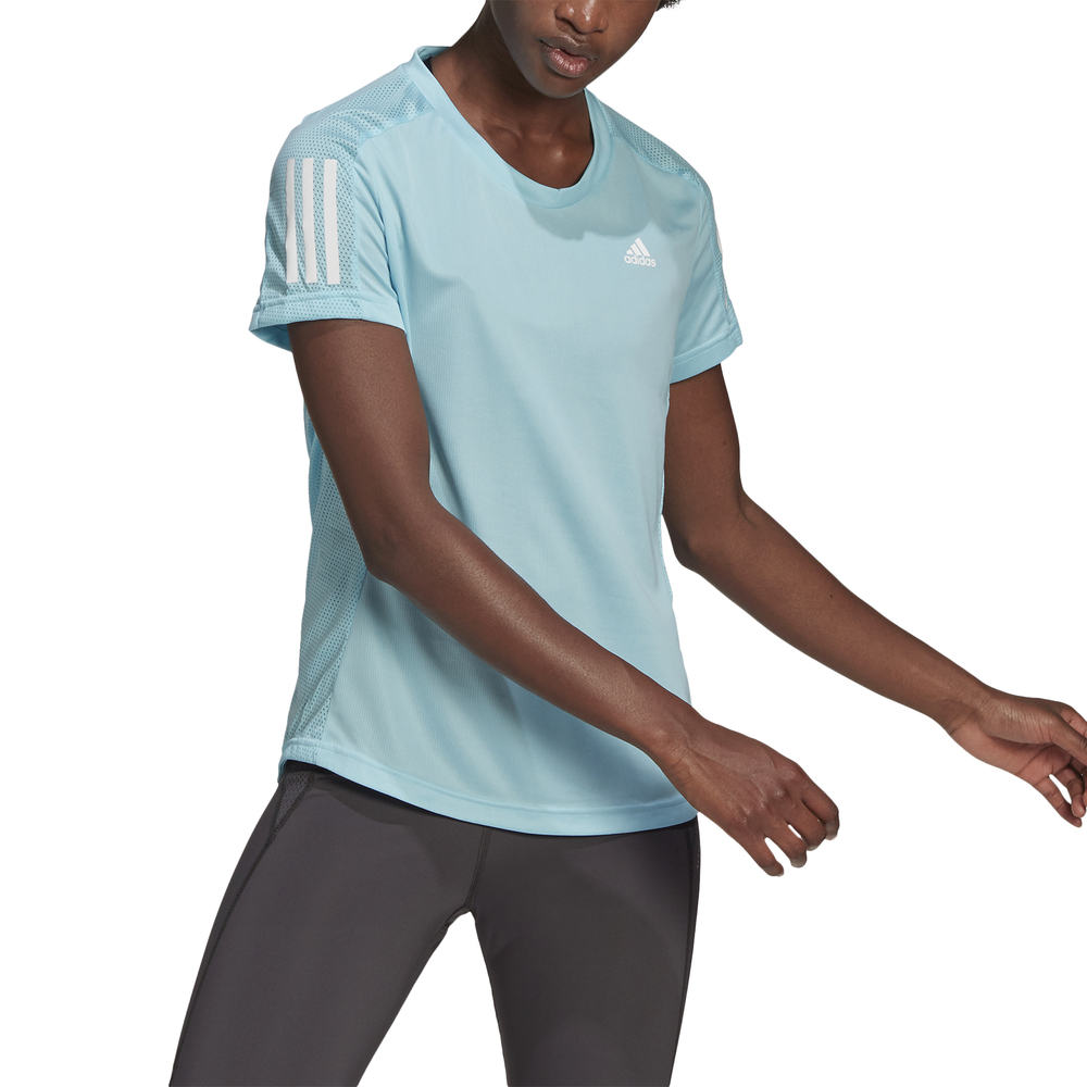 camiseta adidas own the run tee feminina