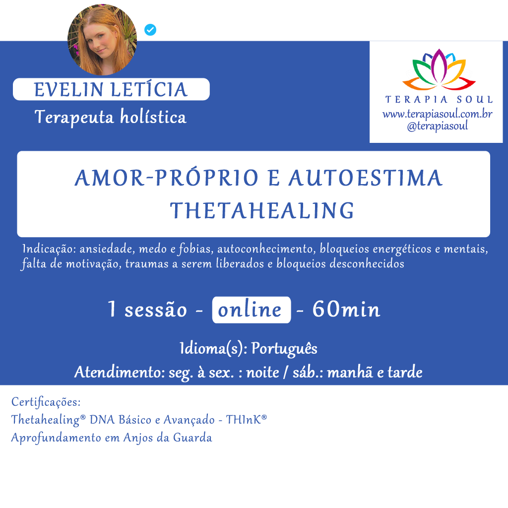 Sessão de ThetaHealing®  Autoconhecimento e Amor Próprio • Guia da Alma