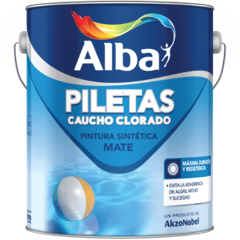 Pintura para piletas Alba Caucho Clorado
