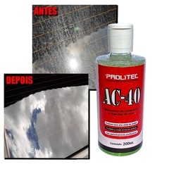 AC40 Removedor de Chuva Ácida para Vidros Carro Prolitec 200ml