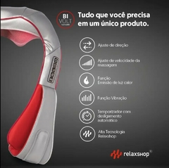 Colete de Massagem Therapic Roller Shoulder Shiatsu Roller - loja online
