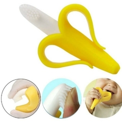 Imagem do Mordedor e Massageador para bebê em formato de banana