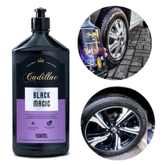 Pretinho Cadillac Black Magic de Pneu Revitalizador Premium 500ml - Comprebem Comprejá