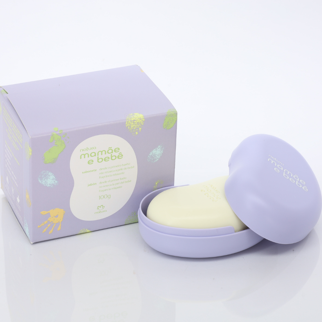 Sabonete Em Barra Mamae E Bebe Classico 1 Un De 100 G Natura