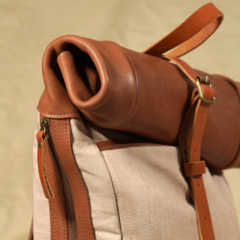 Mochila Volga Nogal - Volga Studio