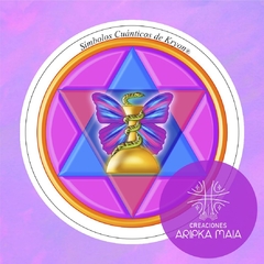 Sticker Activador Activación kundalini 18 cm