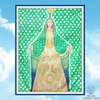 Manto de seda de la Virgen Oriana Tamaño 1,43 x 1,85 Mt - comprar online