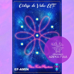 Lámina Activadora Código de Vida energía Esencial Femenina 30 x 21 cm