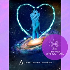 Lámina Activadora Andrómeda, galaxia gemela de la vía láctea 30 x 21 cm