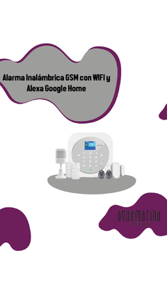 Alarma Inalambrica Zudsec GSM WIFI App Celular Alexa Google Home
