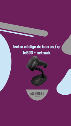 Lector de Código de Barras Láser USB Netmak