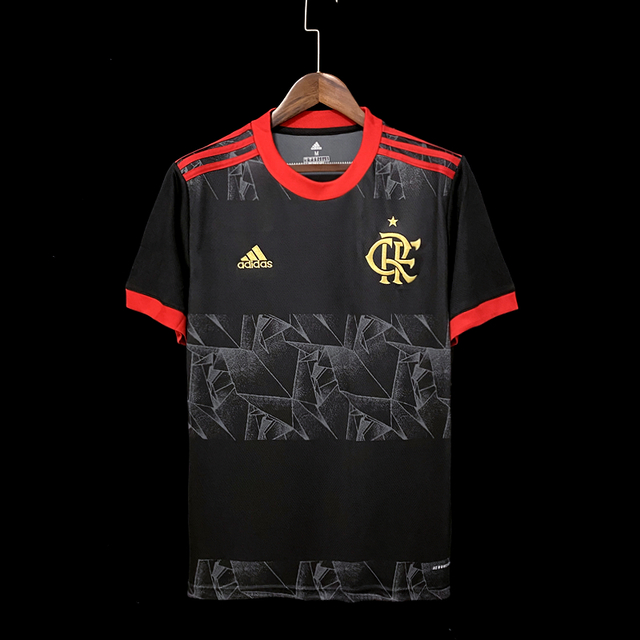 camisa de treino do flamengo preta