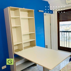 M3-C+C+L Mesa Rebatible Con Laterales y Cubo Línea Blanca - comprar online
