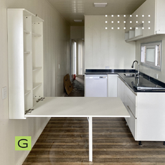 M3-B Mesa Rebatible Con Guardado Línea Blanca - comprar online