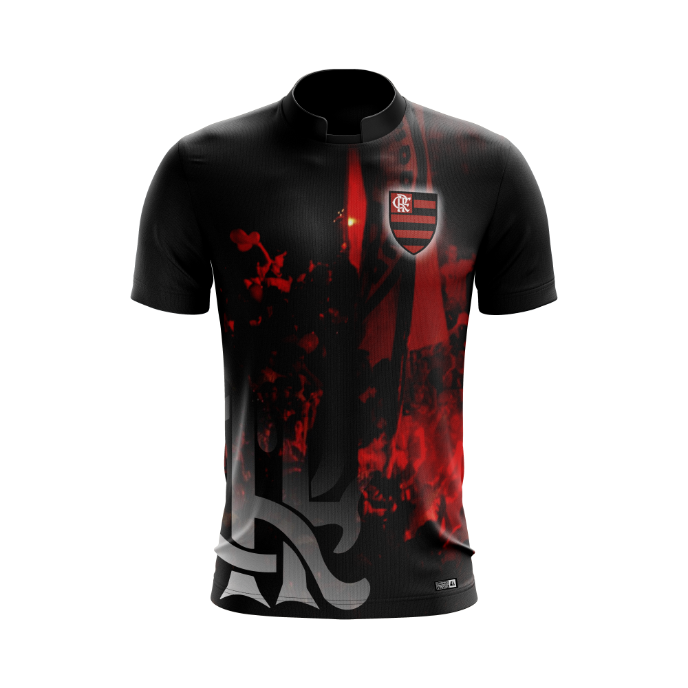 camiseta rubro negra