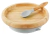 Plato Bebé Madera Bamboo Silicona Con Cuchara Avanchy