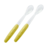 Set de 2 Cucharas Largas de Silicona NUK Easy Learning