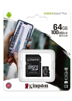 Memoria Micro Sd Canvas Select Plus 64 Gb/Android Celular - comprar online