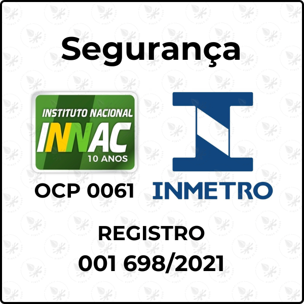 Inmetro Registro 001698/2021