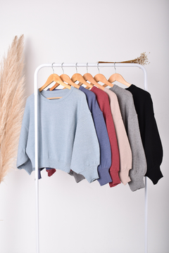 Sweater punto rombo (Corto) - tienda online