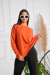 Sweater con Tajo en espalda - Chicle Mayorista