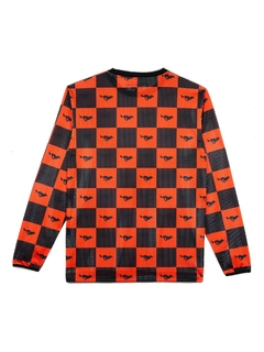 N.O.S. Wolf Checkers Orange MX Heavy Duty Jersey - comprar online