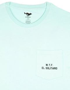 Remera El Solitario Lobo - Menta en internet