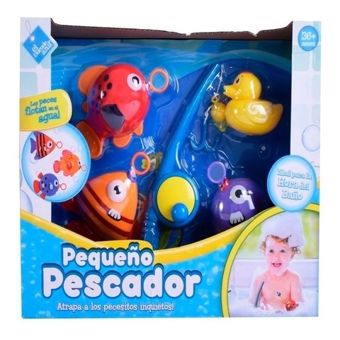 JUEGO DE PESCA PARA BAÑO EL DUENDE AZUL