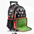 MOCHILA CARRO 18" CON LUZ PLAY FUTBOL FRENTE IMANTADO PARA JUGAR FOOTY - CAPRICHOS JUGUETERIA