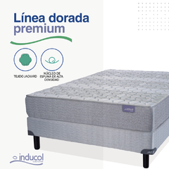 Colchon Inducol Linea Dorada Premium 160 x 200 x 26 Queen en internet