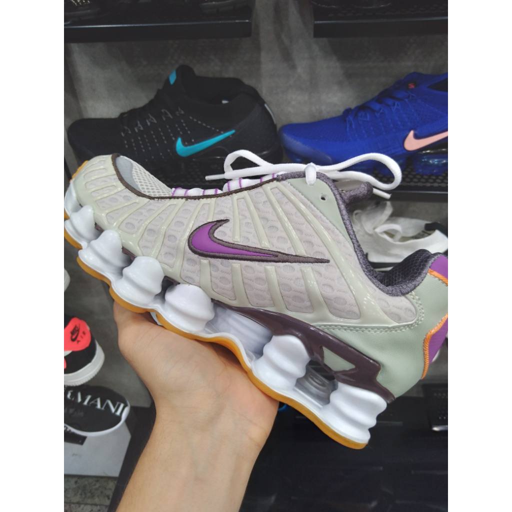 nike branco roxo