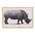 Ilustração de rinoceronte por Kundra