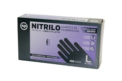 GUANTES NITRILO NEGRO(CAJA)