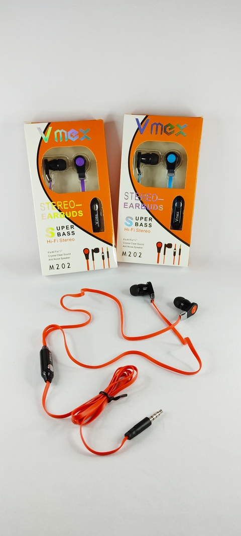 AUDIFONOS MANOS LIBRES VMEX M202 - Comprar en TRIKES