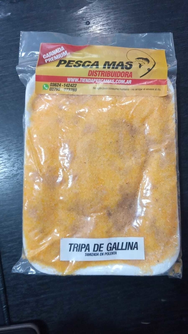 CARNADA TRIPA DE GALLINA PESCA MAS BANDEJA GRANDE