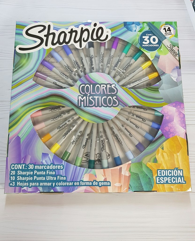 SHARPIE Set 30 Marcadores Sharpie Colores Misticos